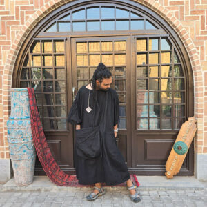 شنل جلو بسته جیب پاکتی طرح بیسکوییتی