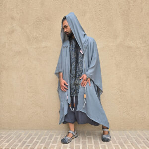 شنل تبتی جلو باز کلاه شیطونی شانتون