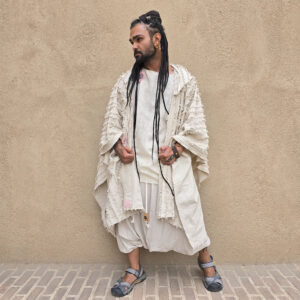 شنل جلو باز کلاه شیطونی تبتی فول ریشه